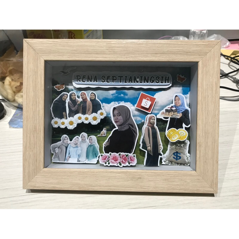 KADO FAREWELL - GIFT POP UP FRAME Hadiah perpisahan sekolah kekinian || Scrapframe Foto Pop Up 3D