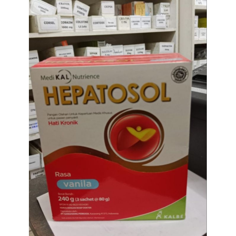 

Susu Hepatosol Vanila 240gr - Hati Kronik