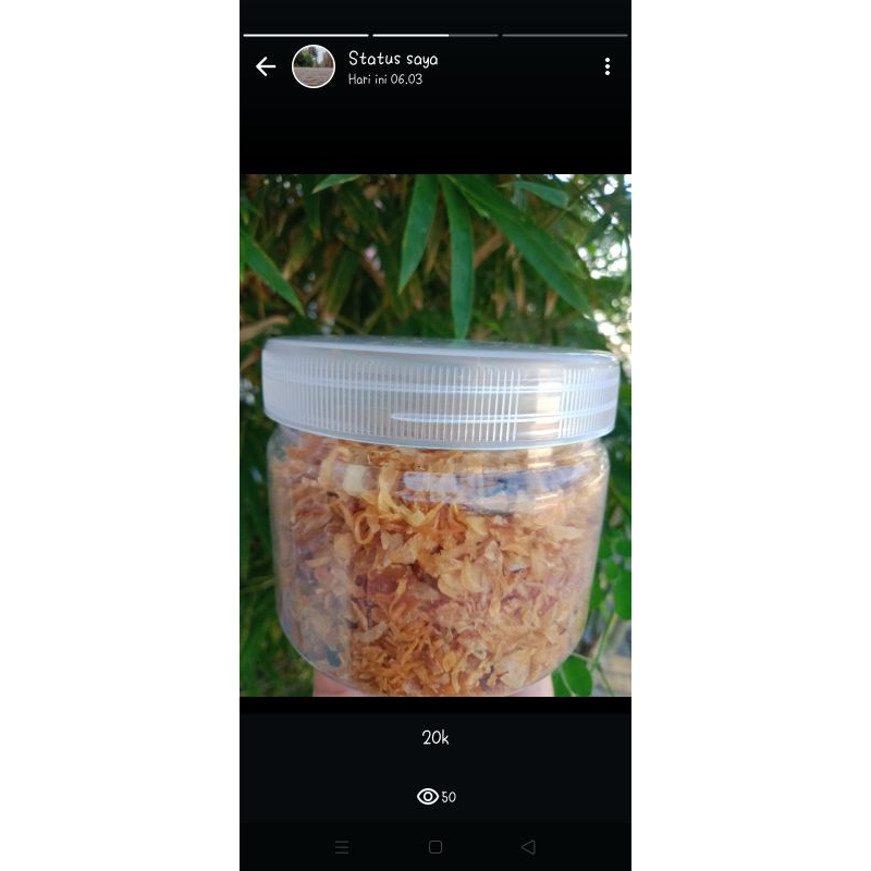 

bawang goreng asli no tepung