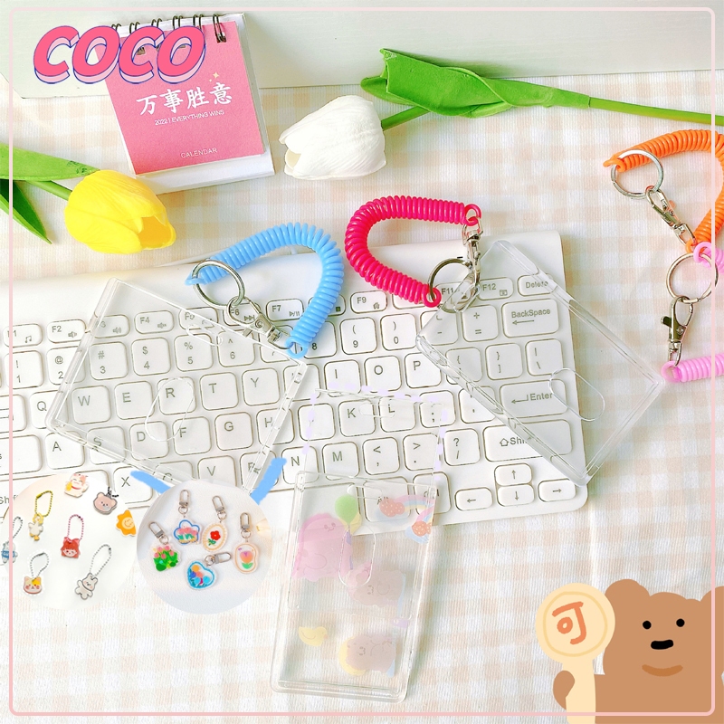 

Tempat ID Lanyard Akrilik Transparan Dua Sisi / Folder ID Kerja / Penutup ID transparan - coco_market