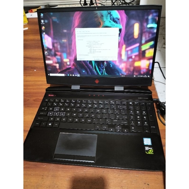 LAPTOP GAMING HP OMEN 15-dc0xxx I7-8750H 8GB/512GB NVME SECOND