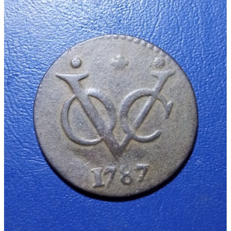 Koin VOC 1 Duit West Friesland 1787