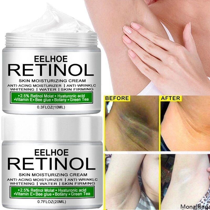 Cream Salep Retinol Pemutih Ketiak Selangkangan Dan Bokong Gatal Hitam Bandel