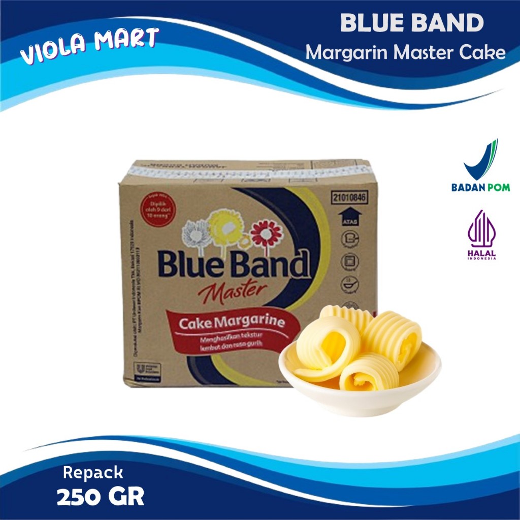 

BLUEBAND MASTER CAKE MARGARINE 250gr / Margarin Master Cake BEST PRICE {Tersedia Harga Grosir}