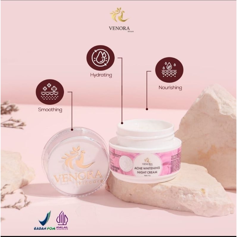 ACNE NIGHT CREAM VENORA//CREAM MALAM VENORA//CREAM MALAM ACNE VENORA