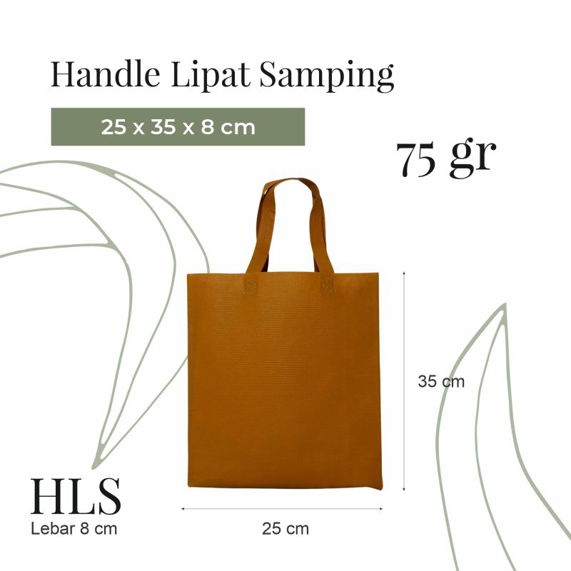 

Tas Spunbond 75 gr uk 25x35 lebar 8 cm