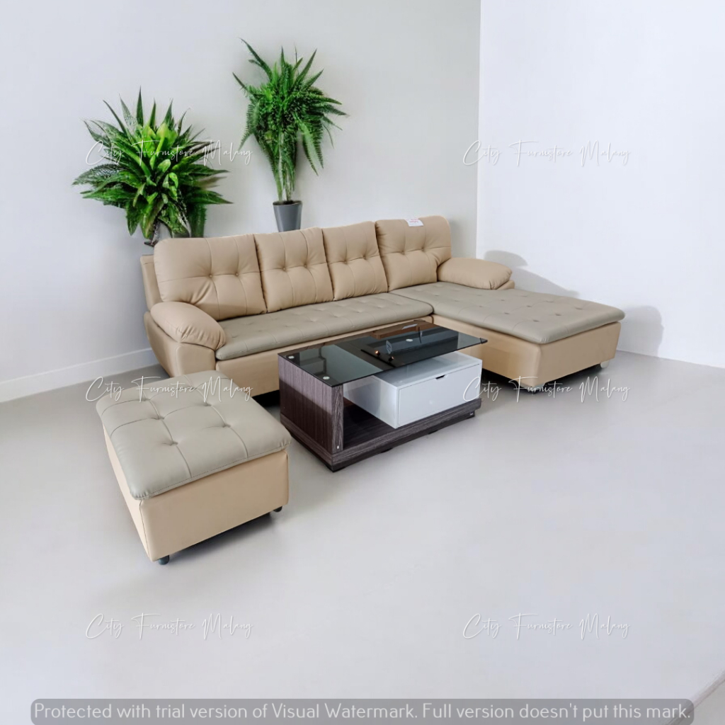 SOFA L GEMBUL ELISABETH MINIMALIS MURAH PROMO MALANG