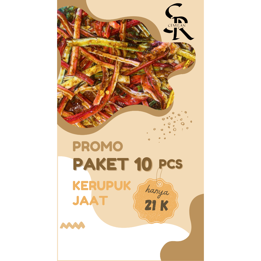 

PROMO KERUPUK JAAT BETON VIRAL BELI 1 DAPAT 10 PEDAS DAUN JERUK ORIGINAL DAUN JERUK KEMASAN 50 GR