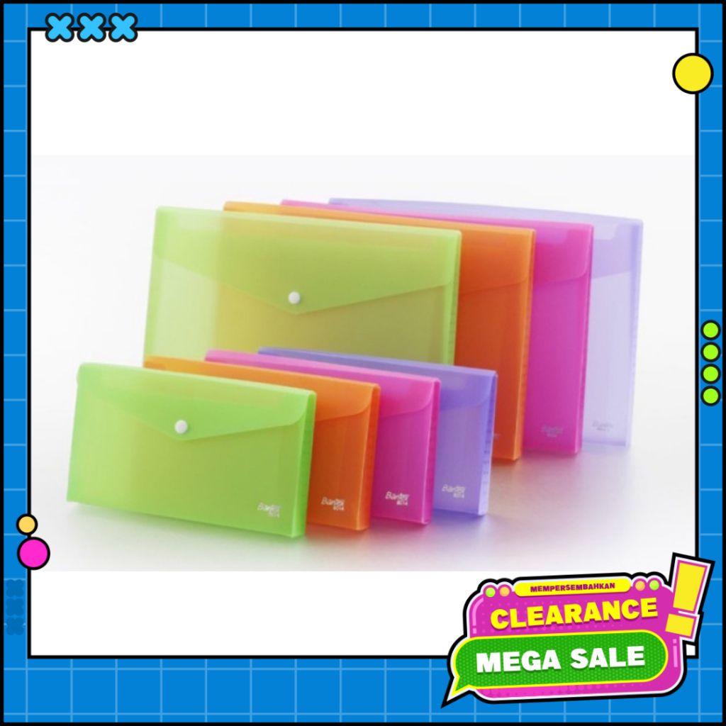 

[BMS Bekasi] Bantex Map Untuk Dokumen Cek Giro / Poly Wallet Isi 2 Sekat - 8014