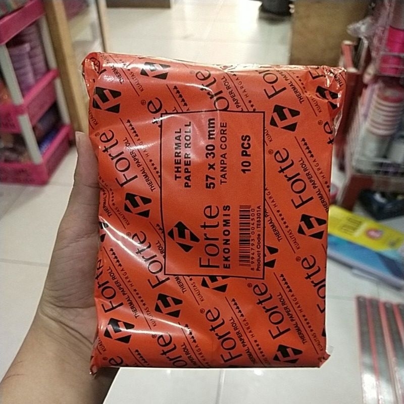 

(10pcs) thermal/kertas kasir forte 57x30