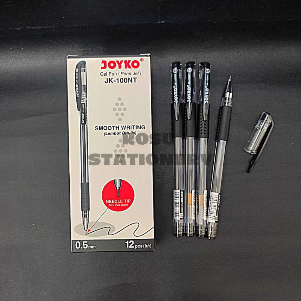 

BOLPEN GEL / BALLPOINT GEL / PULPEN GEL / POLPEN GEL JOYKO JK 100 NT HITAM