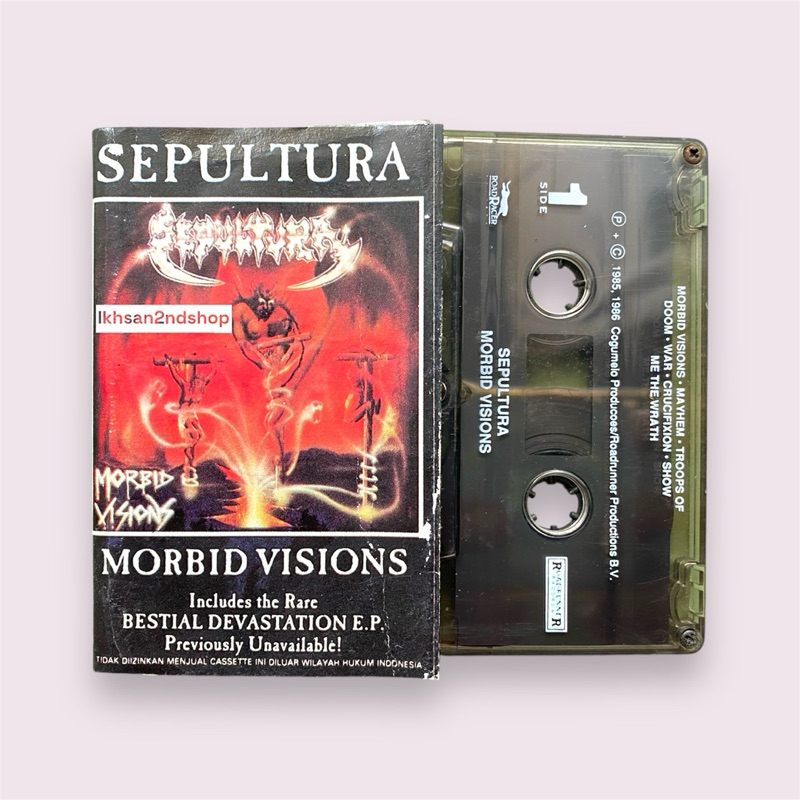 Kaset Pita Sepultura - Morbid Visions
