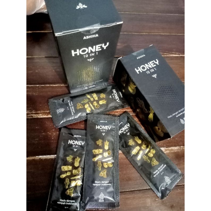 

ASIHA HONNEY 10 IN 1 ,MADU SULTAN ARMINADAILY ORIGINAL ISI 1 BOX 10 SASET