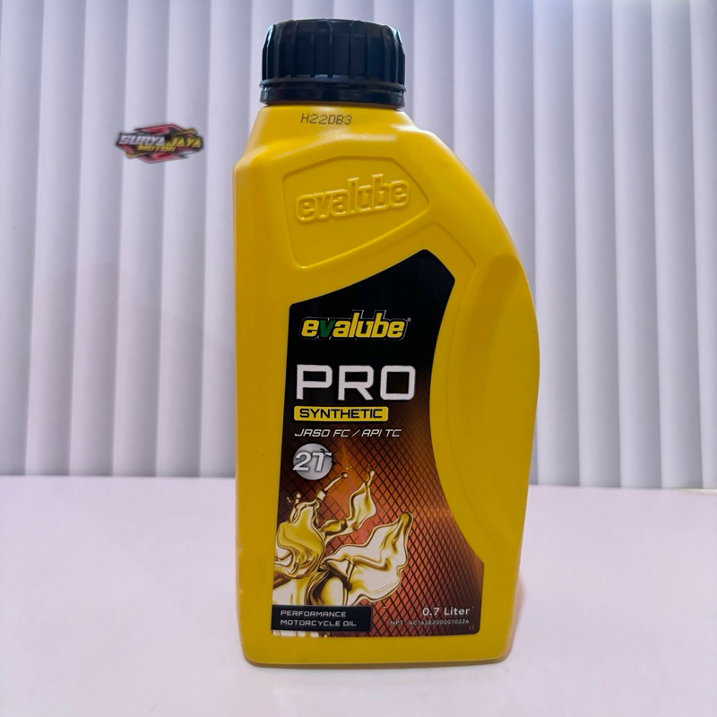 Oli Motor Evalube 2T Pro / Oli Samping 2 Tak Pro Evalube original 100%