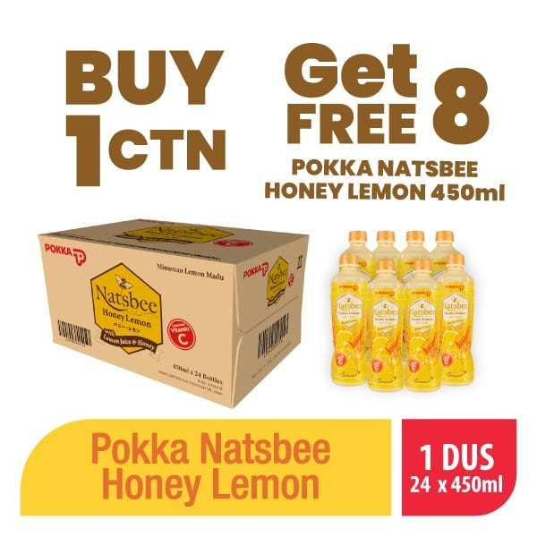 

Buy 1 Case get 8 Free - honey lemon