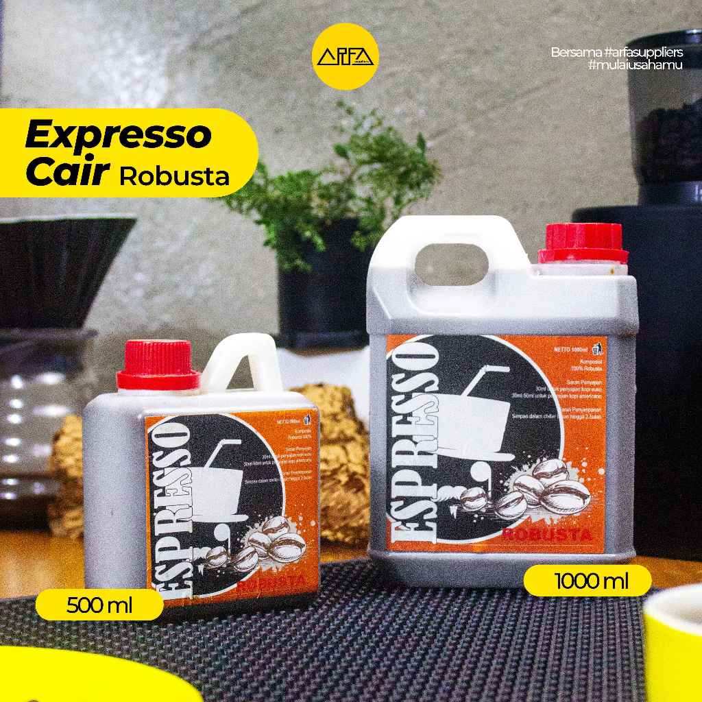 

Kopi Espresso Cair / Konsentrat Full Robusta
