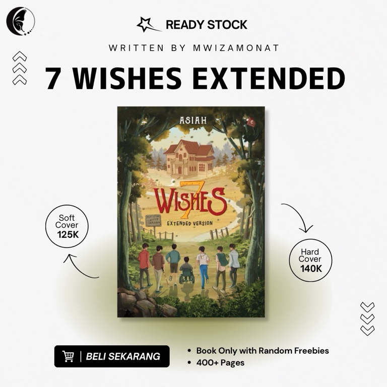 KODE M23J  READY STOCK  7 WISHES NEW VERSION BY ASIAH  MWIZA MONAT