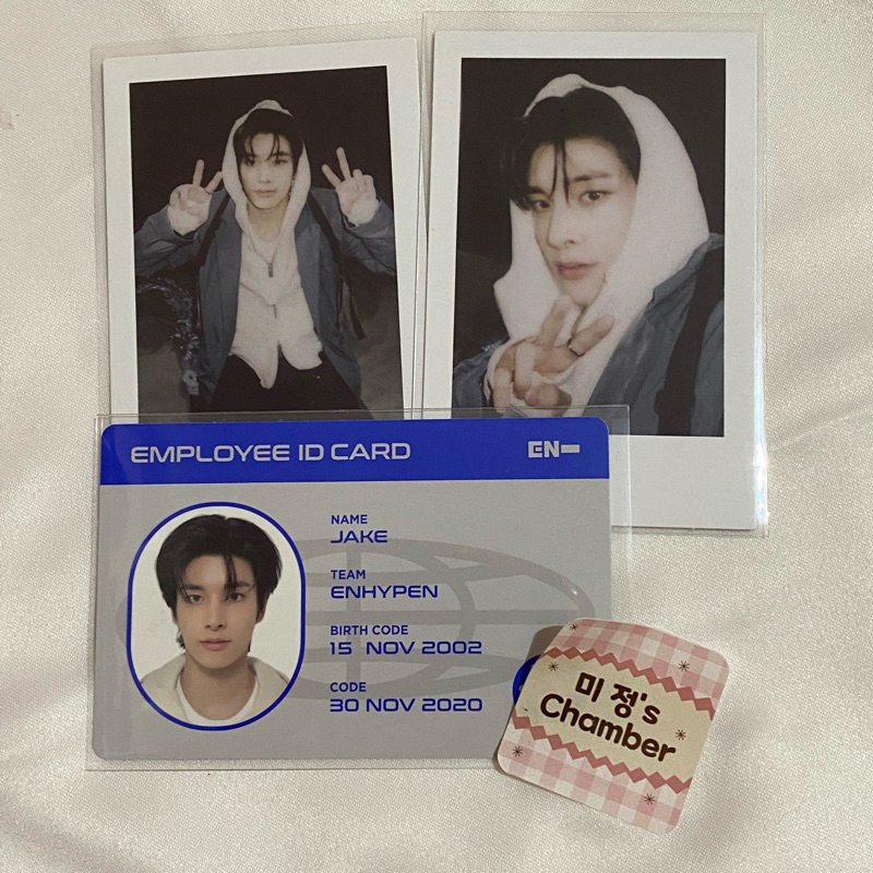 Photocard ID Card Official ENHYPEN Jake Ggu Ggu Package 2024 Polaroid Set