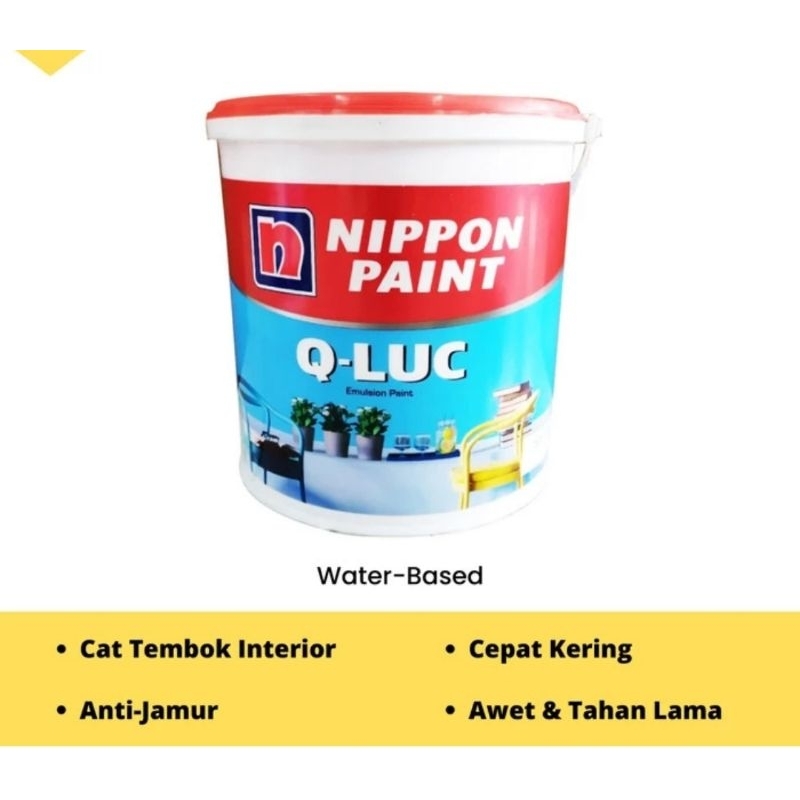 Cat Qluc 4,5kg,cat tembok Nippon Paint