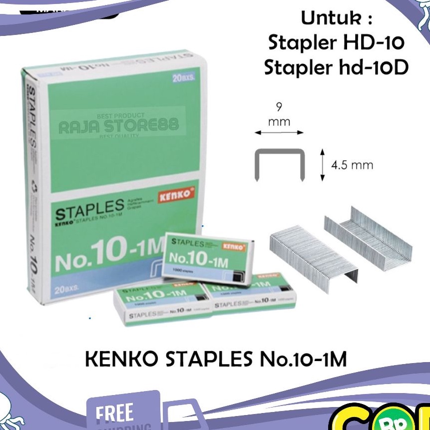 

KF7 Isi Staples Kenko No 11M 1 Pak 2 kotak