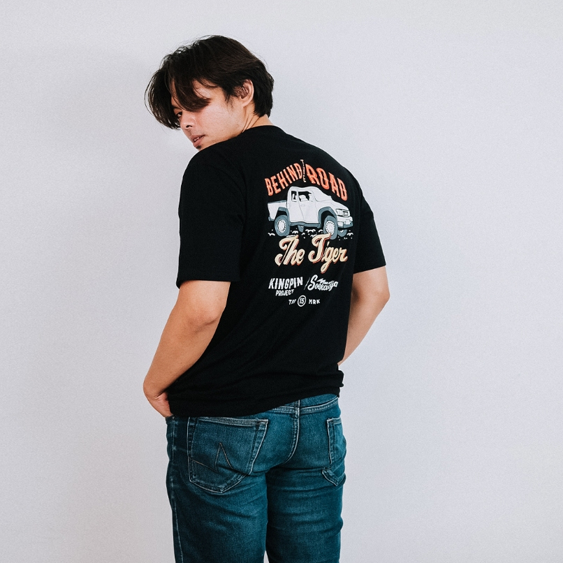 Haus Of Soekadjan X Kingpin Project -  Kaos The Tiger  - kain cotton combed 24s distro bandung murah