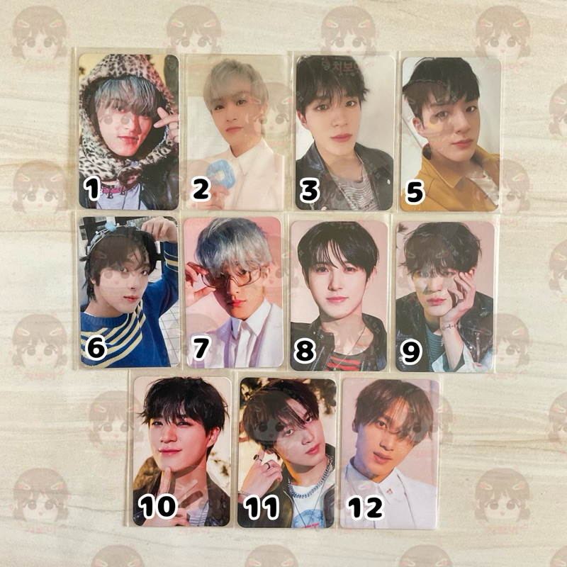 PHOTOCARD MARK RENJUN JENO HAECHAN BEST FRIEND EVER MOONLIGHT MEMBER TRANSPARANT CARD NCTZEN LIMITED