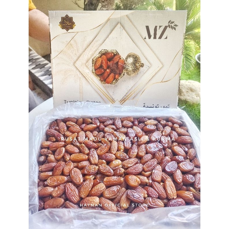 

KURMA TUNIS TUNISIA MADU NON TANGKAI MZ 1KG ● FRESH PANEN TERBARU EXP 2026 ( REPACK / ECER )
