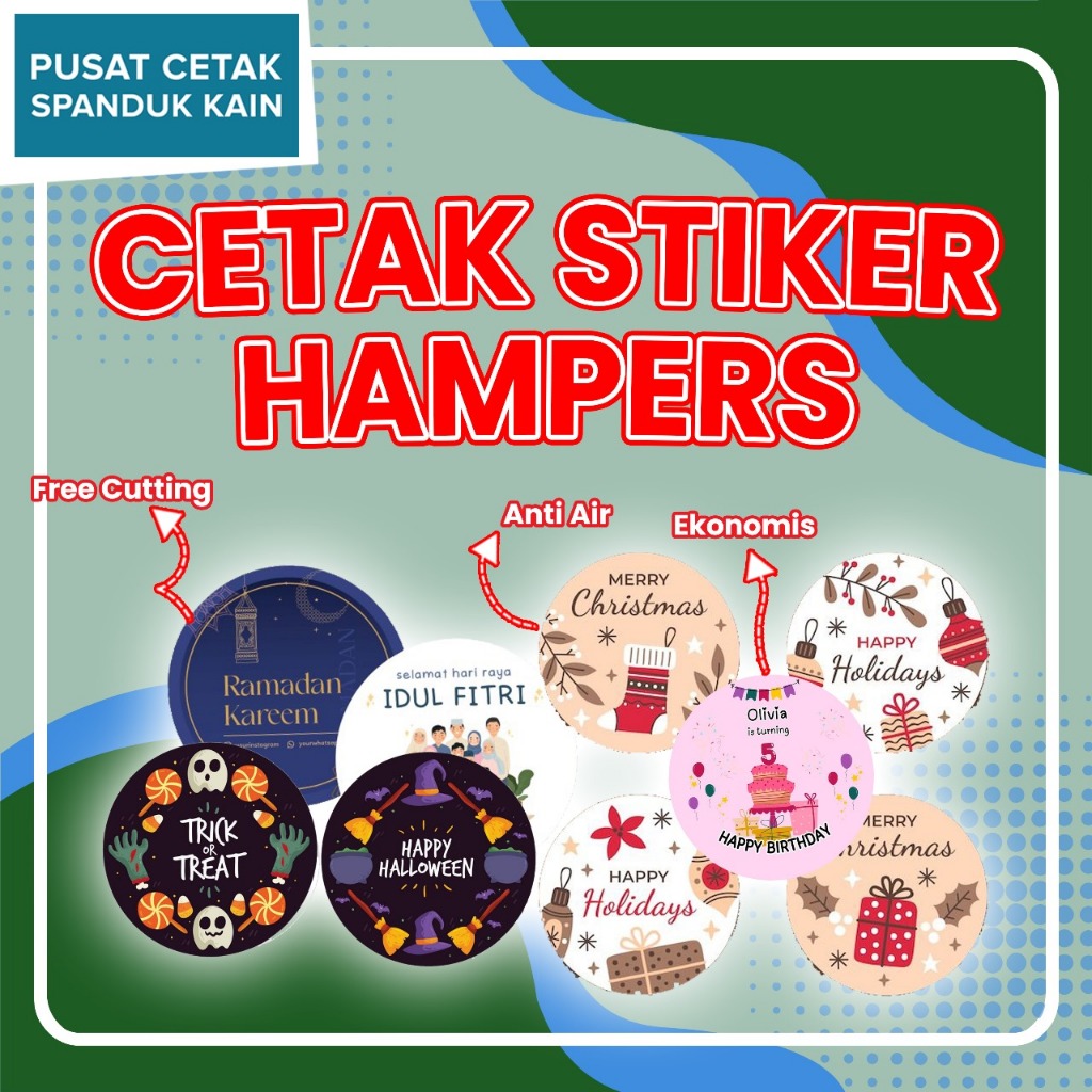 

CETAK STIKER HAMPERS USAHA UMKM PARCEL