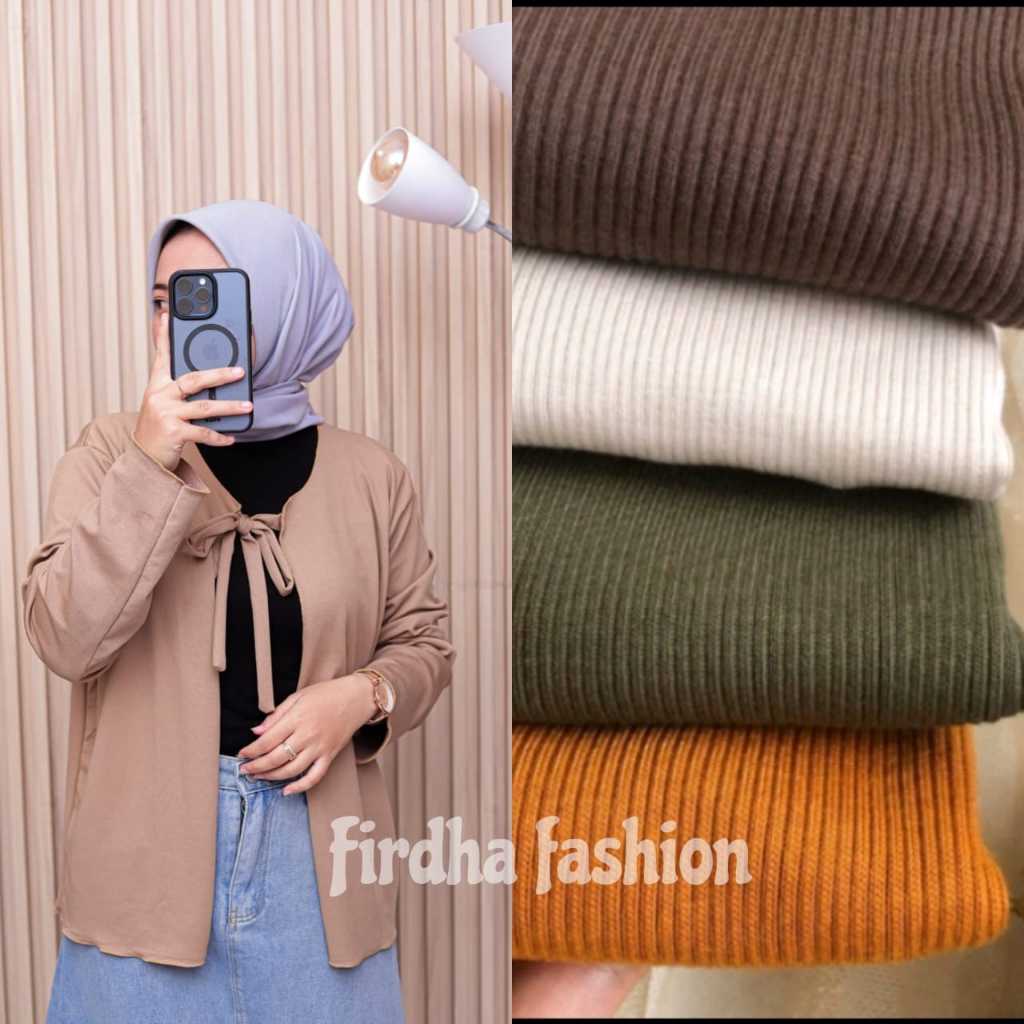 Outer Korean Style Cardigan Tali Jumbo / Cardi Outer Bigsize / Top Korean Oversize