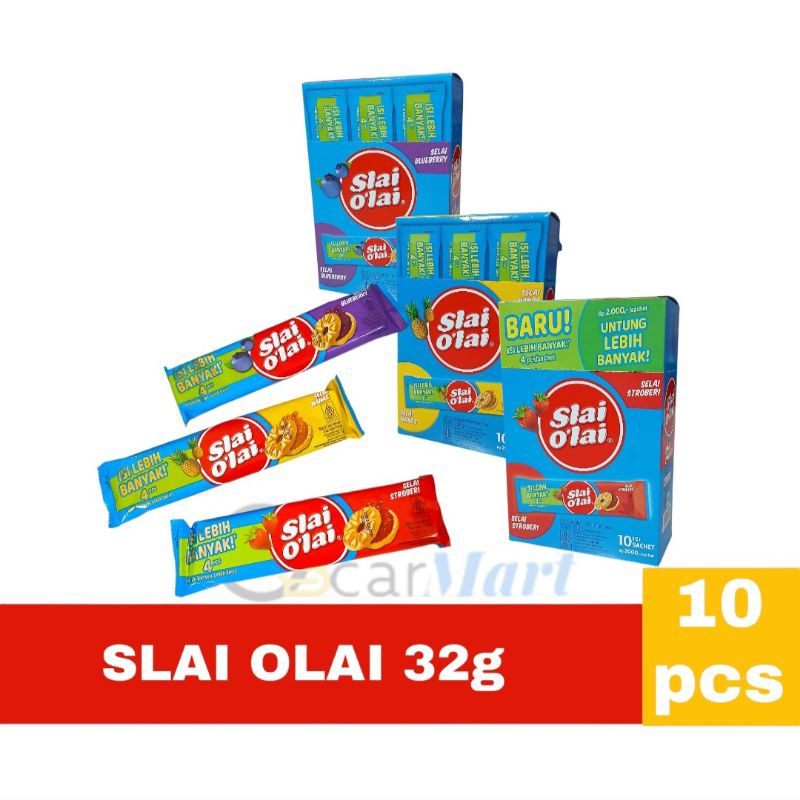 

SLAI OLAI 1 Box isi 10 pack Biskuit Susu Selai Rasa Buah Orins