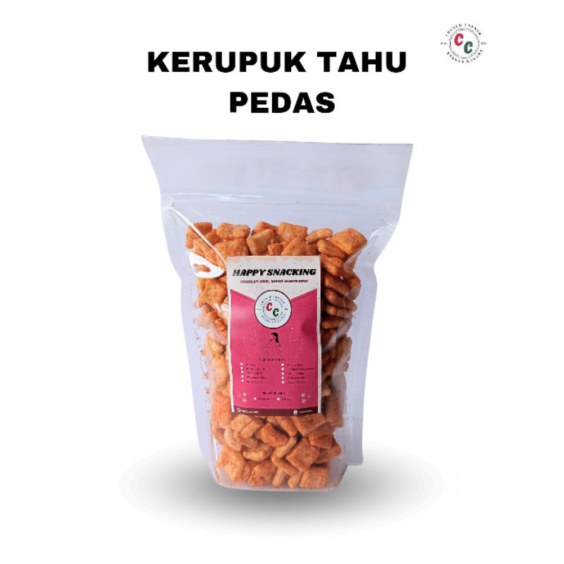 

Kerupuk Tahu Pedas | Pedas Renyah Enak | 100 gram