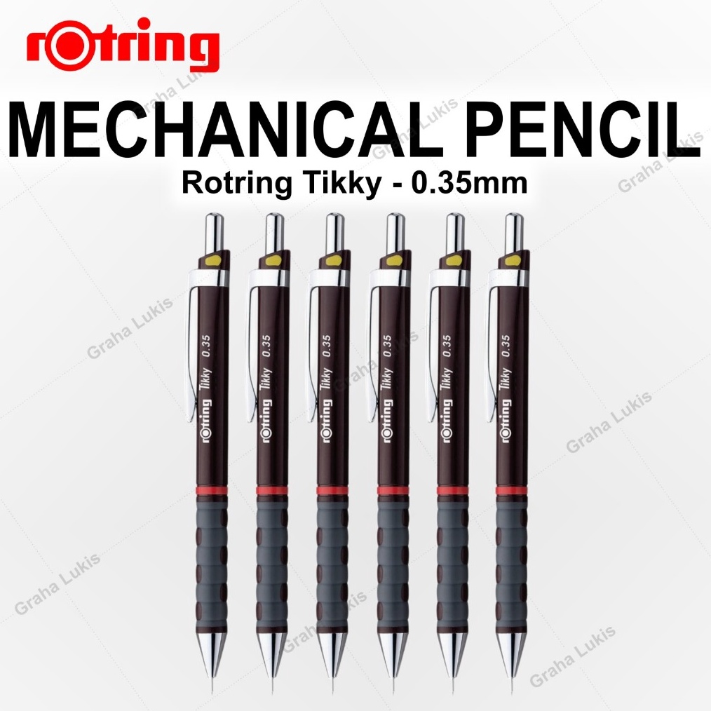 

ART J9F8 Rotring Tikky Mechanical Pencil 35 mm Burgundy Black
