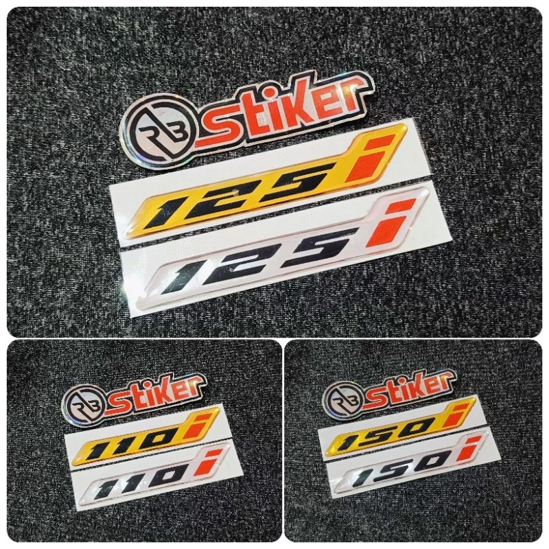 Emblem 125i 150i 110i timbul Thailand Stiker sticker timbul 150 125 honda Vario