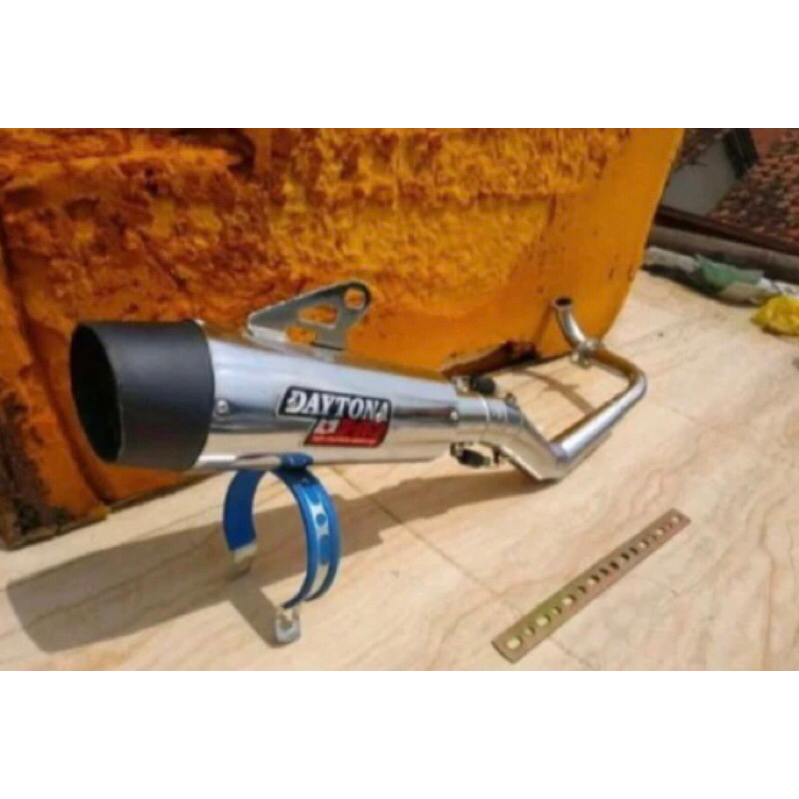 KNALPOT DAYTONA RACING BAS ADEM BEAT KARBU ,BEAT FI , Mio ,ALL MATIC HONDA YAMAHA TERMURAH