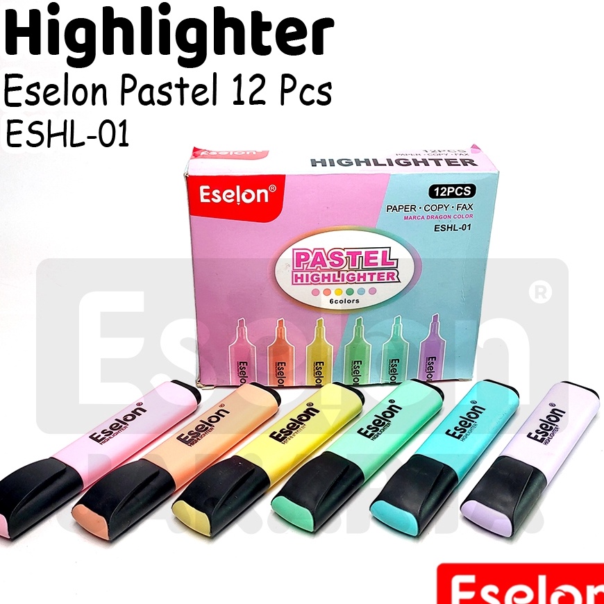 

FG2 ESJKT 12pcs Stabilo Pastel Hhlhter Stabilo Eselon ESHL1