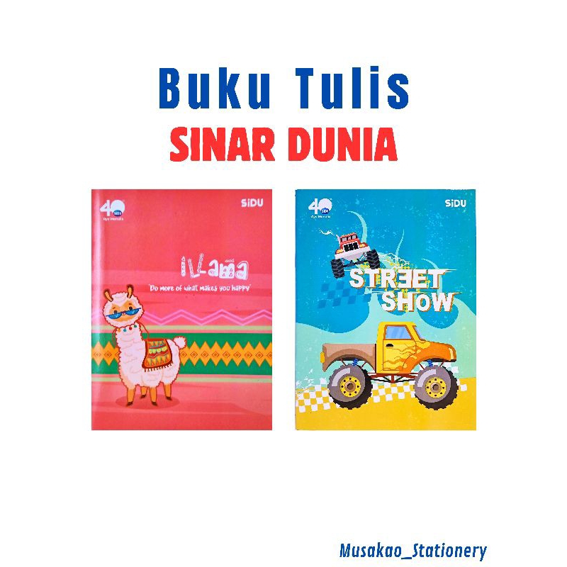 

Buku Tulis SIDU 38 Lembar 1 Pack Isi 10 Pcs