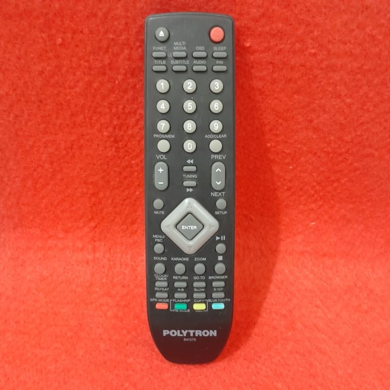 Remote DVD Bluetooth POLYTRON Original Asli . 841376 .