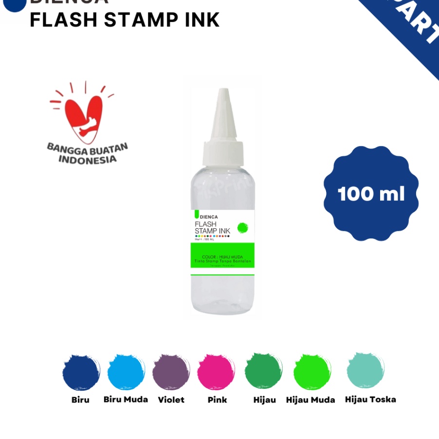 

Potongan Dienca Flash Stamp Ink Tinta Stempel 1ml PART 2