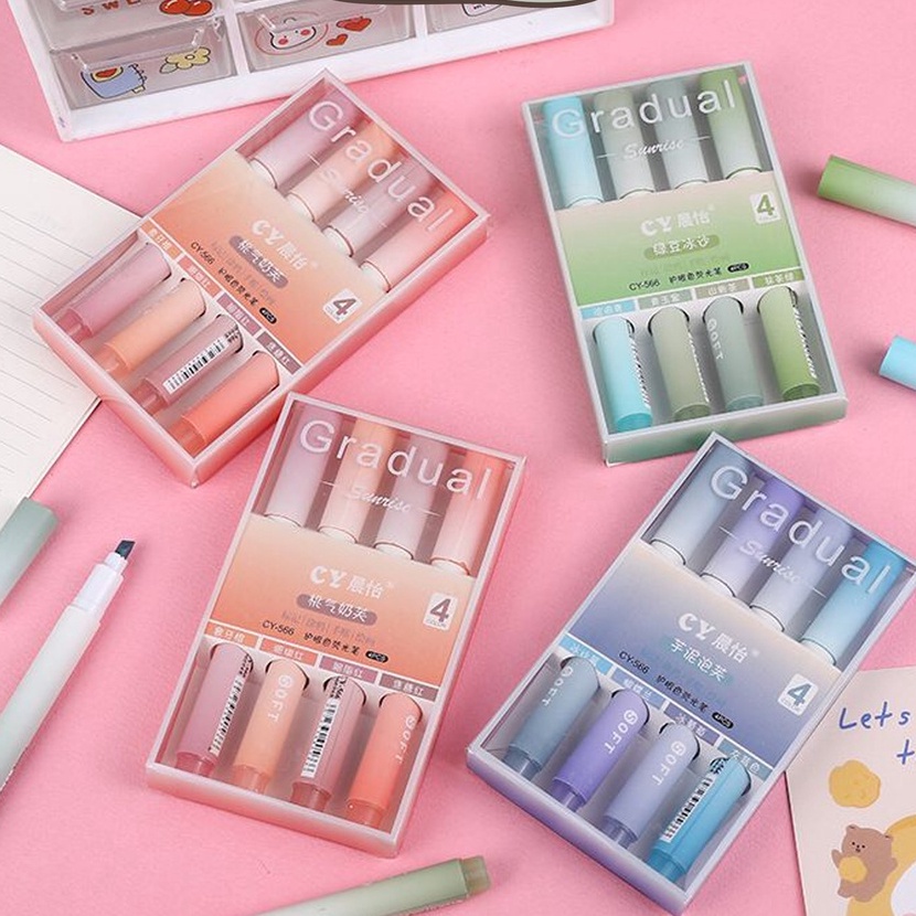 

Potongan MILOLI 1Set PENA HHLHTER GRADUAL SUNRISE Pastel Colour Pen Pensil Warna Series D49