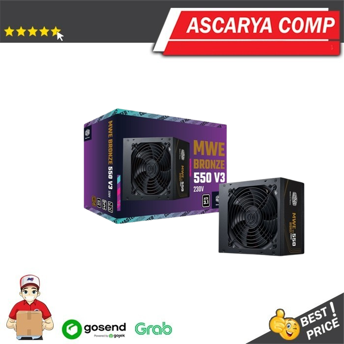 PSU Cooler Master MWE 550 V3 Bronze - MWE 550W 80+ BRONZE