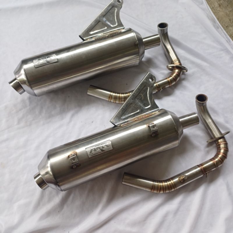 knalpot standar racing beat,scoopy,genio bas adem ori ara