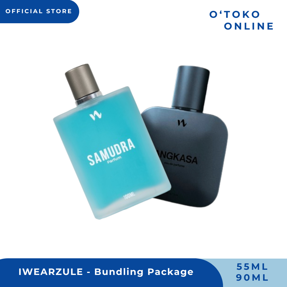 IWEARZULE - Bundling Samudra 100ml + Angkasa 55ml Parfum Pria Cowok Original