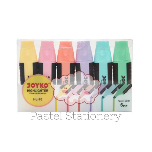 

KI3 Hhlhter Joyko Set Pastel Color HL7 Penanda Berwarna Joyko