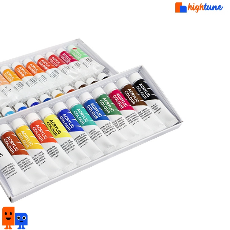 

Hightune Cat Akrilik Set 1224 Warna Acrylic Paint Color Set Painting Lukis Kanvas k O8E2