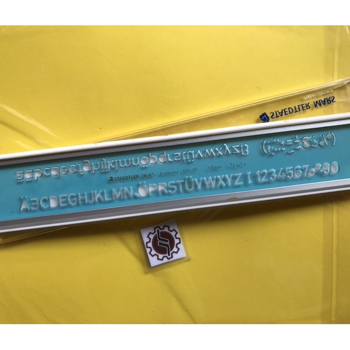 

FG2 Penggaris huruf sablon huruf mall huruf Staedtler