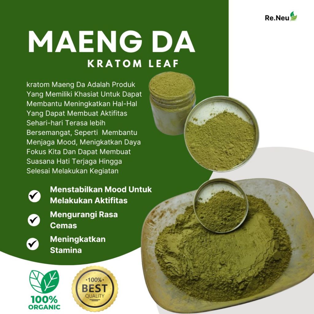 

Terbaru herbal bubuk varian Maeng Da