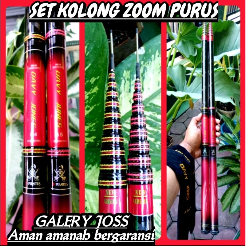 TEGEK KOLONG ZOOM X-PIRATES DAVY JONES 450 & 540 DAVY JONES SET KOLONG ZOOM PURUS