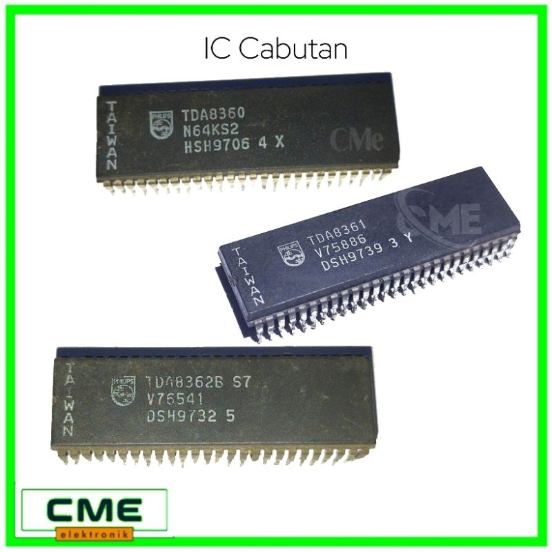 IC TV Cabutan TDA8360 /TDA8361 /TDA8362 /TA8690AN /LA76931K /R2J10190HA /PTC-S0201-02 Program tv ORI
