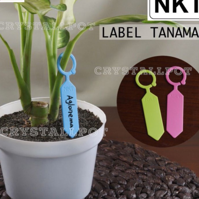 

FG2 label tag tanaman nkt warna warni name tag bahan tebal per pack isi 5 pcs