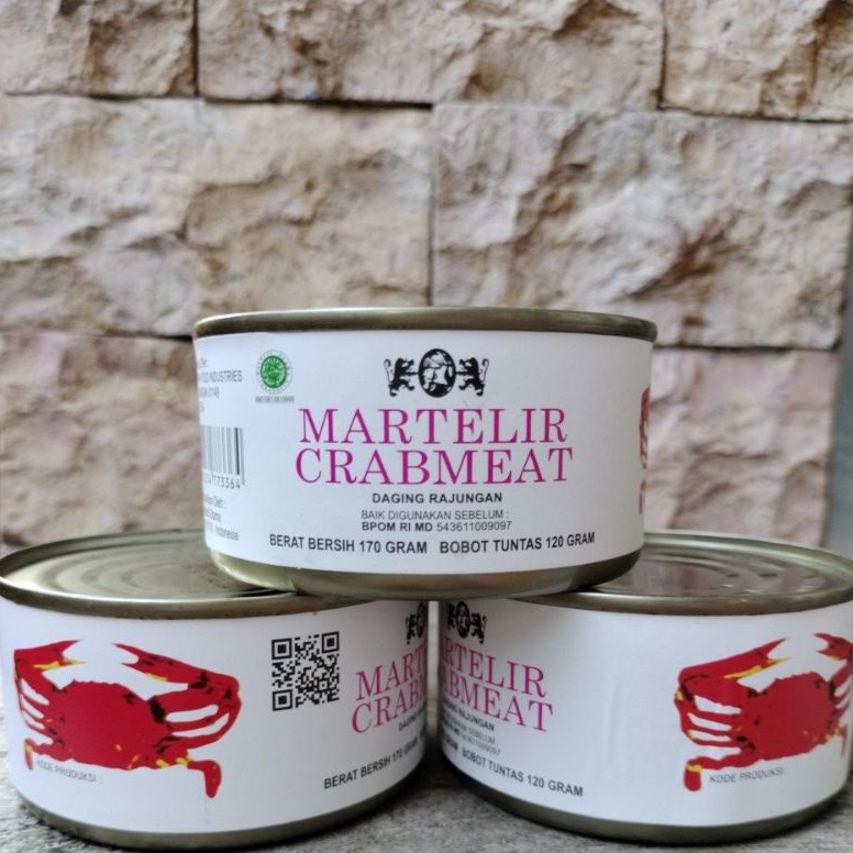 

Check Here Daging Kepiting Rajungan kalengMARTELIR CRAB MEAT 17 gr